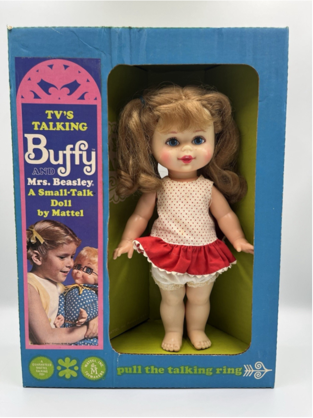 Vintage 1968 Mattel Buffy Mrs. Beasley Family Affair Talking Doll Not-Working 1